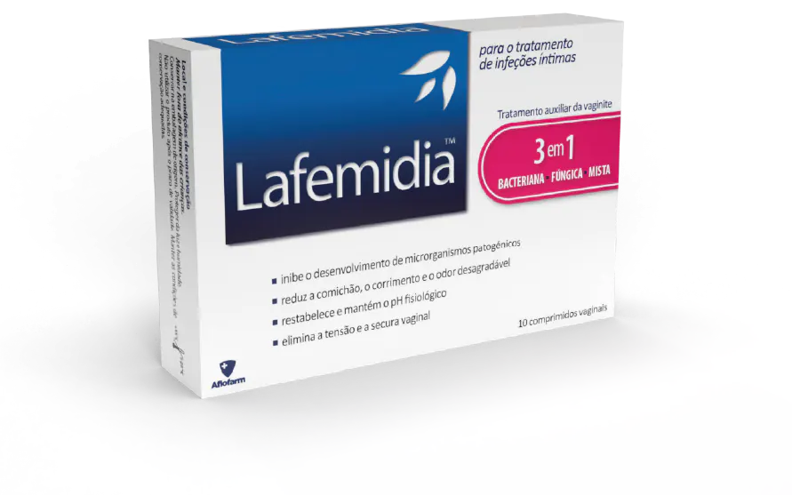 Caixa de comprimidos Lafemidia